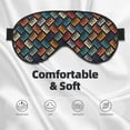 thumbnail image 3 of Naloa Retro Tape Print Sleep Mask for Sleeper, Light Blocking Sleeping Eye Mask for Women Men, Eye Shade with Adjustable Strap for Travel, Nap,Meditation, 3 of 7