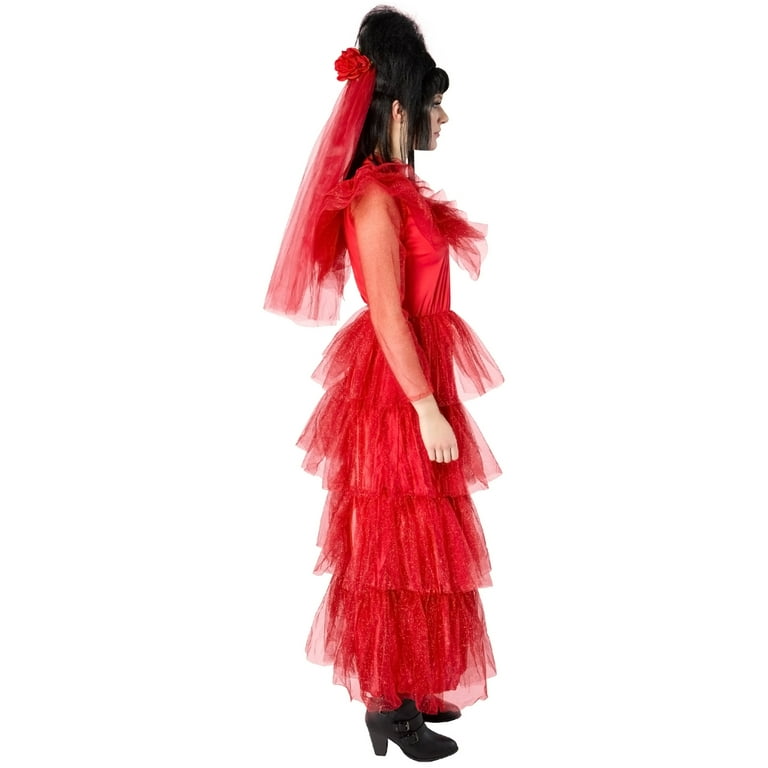 white christmas dresses Lydia - Beetlejuice - Bride From Hell - Costume - Women