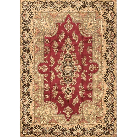 Ahgly Company Indoor Rectangle Persian Brown Traditional Area Rugs, 2' x 5'