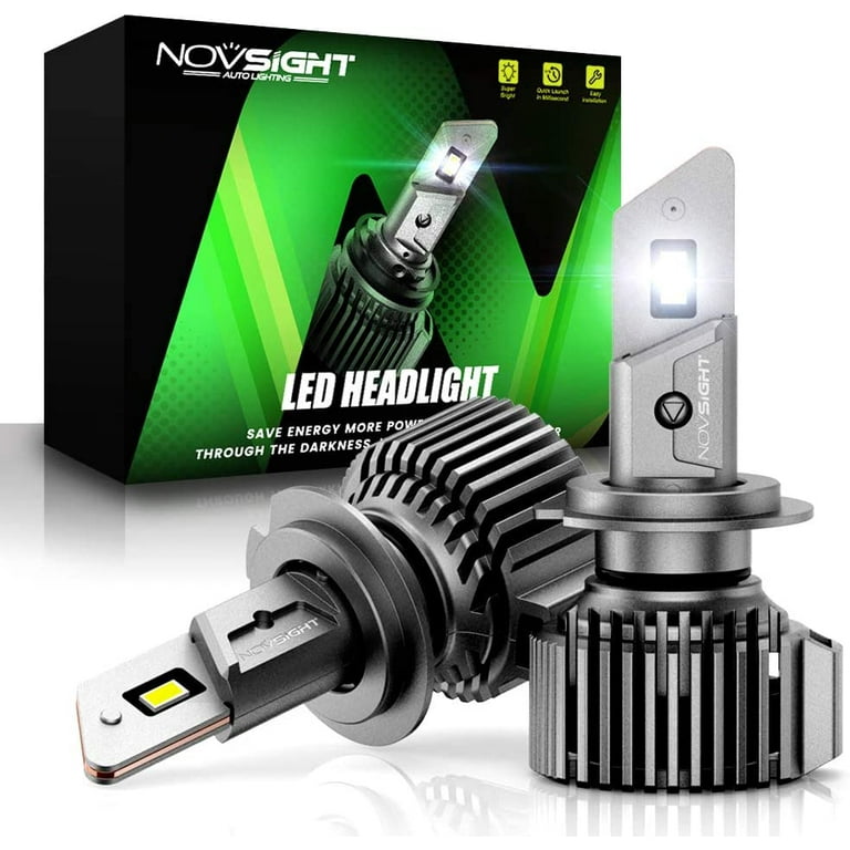 NOVSIGHT 2x H7 Zulassung LED Scheinwerfer 100W 20000LM 6500K Fern