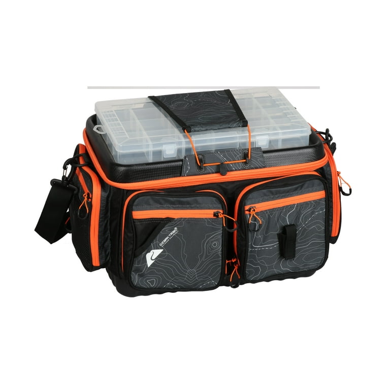 Ozark Trail Large Quick Access Horizontal Tackle Box with Trays