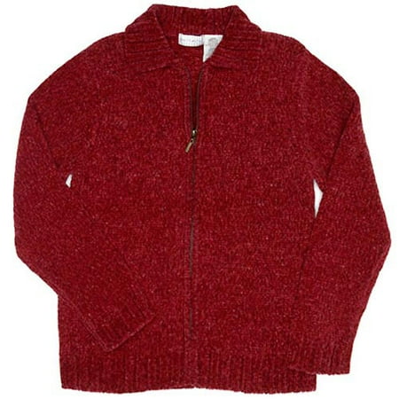 White Stag - Women's Tweedy Chenille Zip Cardigan