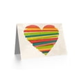 thumbnail image 2 of Valentines Love Heart Multi Coloured Greetings Card Plus Envelope Blank inside, 2 of 3