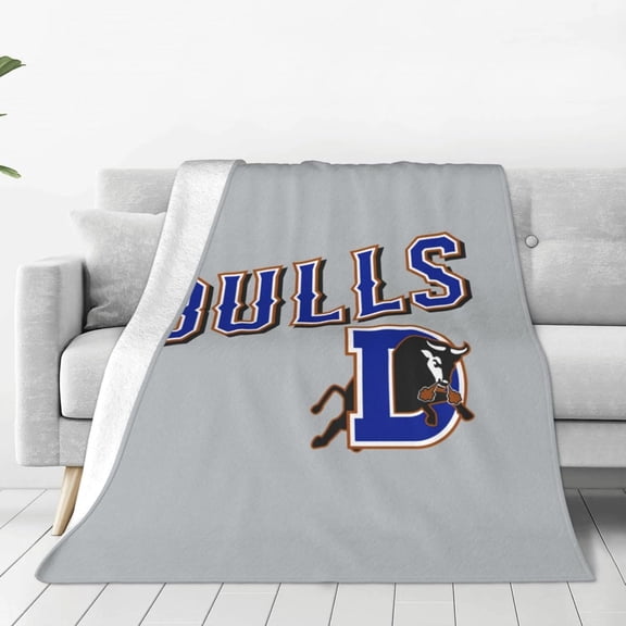 Durham Bulls Logo Blanket Large Luxury Fleece Soft Anti-Static Anti-Pilling Flannel Bed Blanket