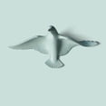 thumbnail image 2 of Esculturas de pared de gaviota de resina 3D para decoración de fondo de TV Verde d, 2 of 8