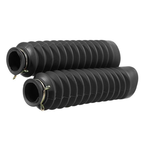 OUNONA 2Pcs Front Shock Absorber Cover Motorcycle Black Rubber Sleeve Easy Installation