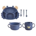 thumbnail image 3 of 6 Pcs 1 Set Children Dining Set Kids Dinning Plate Practical Bowl Simple Cup, 3 of 8