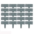 thumbnail image 3 of YAMB Imitation Stone Garden Fence, Retaining Edging Border Grey Cobbled Effect Landscape Decor, Interlocking Decorative Panels, Flower Bed Path Lawn Outdoor Picket Yard Grass Edge(Gray, 20pcs), 3 of 4