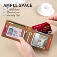 thumbnail image 2 of Billetera RUNBOX, delgado, plegable, con bloqueo RFID, 11 tarjeteros, 2 of 6