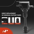 thumbnail image 4 of A-Premium Set of 6 Ignition Coil Pack and Iridium Spark Plugs Compatible with Infiniti G35 2003-2007, M35 2006-2008, FX35 2003-2008 & Nissan 350Z 2003-2006, 3.5L, Replace# 22448-AL615, NGK6240, 4 of 8