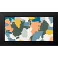 thumbnail image 2 of Hershey, Moira 18x11 Black Modern Framed Museum Art Print Titled - Happy III Green, 2 of 5