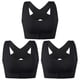 thumbnail image 1 of 3pcs Sports Bra Black Seamless Yoga Push Up For Women Elastic Posture Corrector, 1 of 4