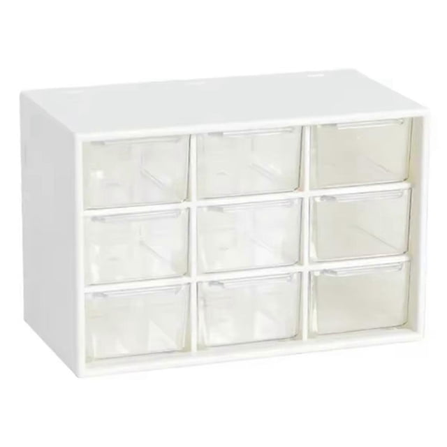 Jewelry Storage Box Mini Debris Cabinets Lattice Portable Amall Drawer Sorting Grid Desktop Office Supplie