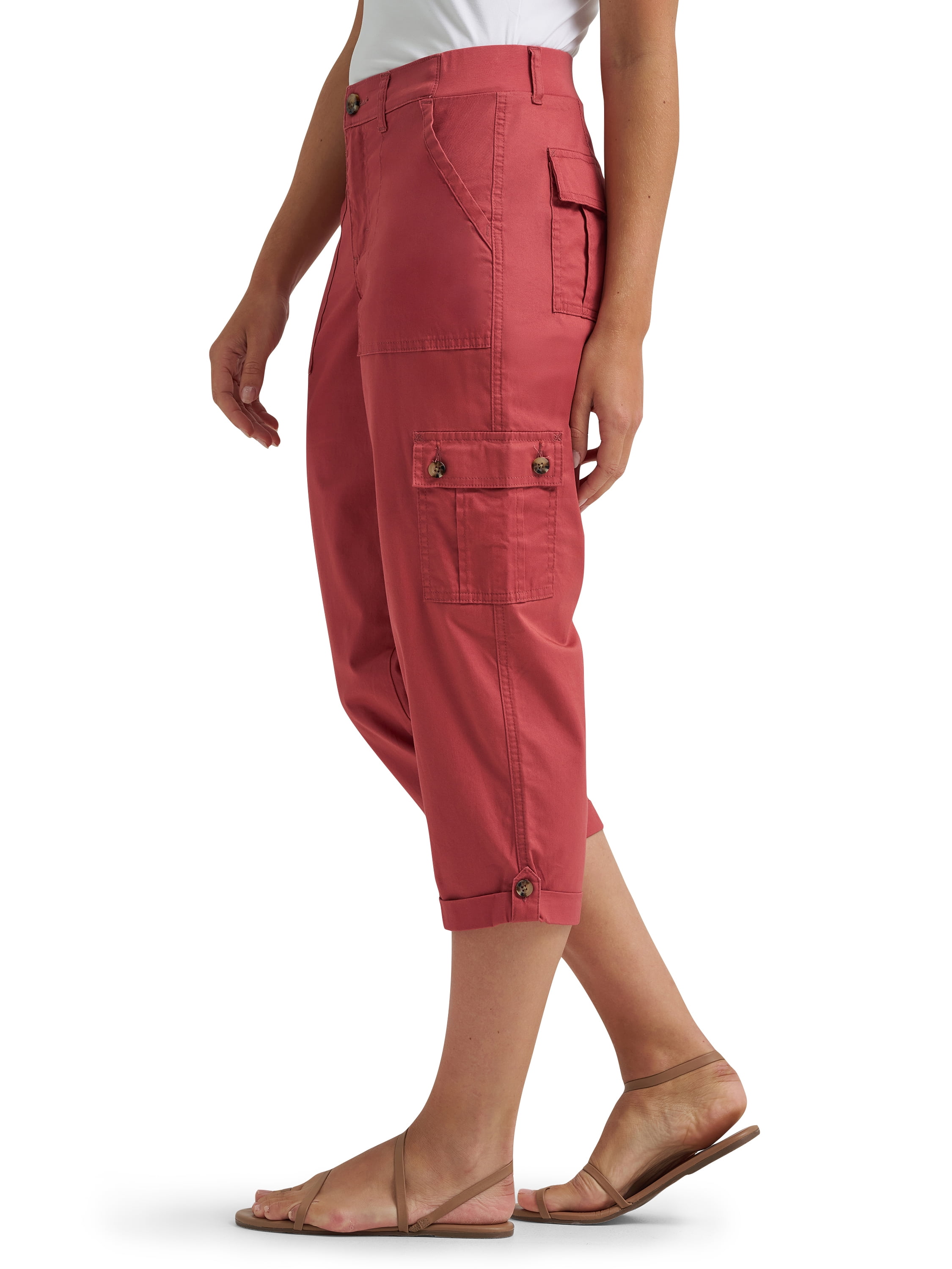 Lee Women's Flex to Go Mid Rise Capri Pants