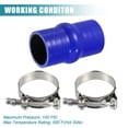 thumbnail image 6 of Unique Bargains Universal 46mm 1.81" ID Straight Hump Coupler Silicone Hose 103mm Long Intercooler Tube Piping Blue, 6 of 6