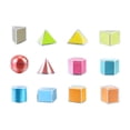 thumbnail image 3 of Juego de bloques geométricos de formas 3D para niños, juguete educativo de bloques de patrones, manipuladores, juguetes de aprendizaje Montessori para, 3 of 8