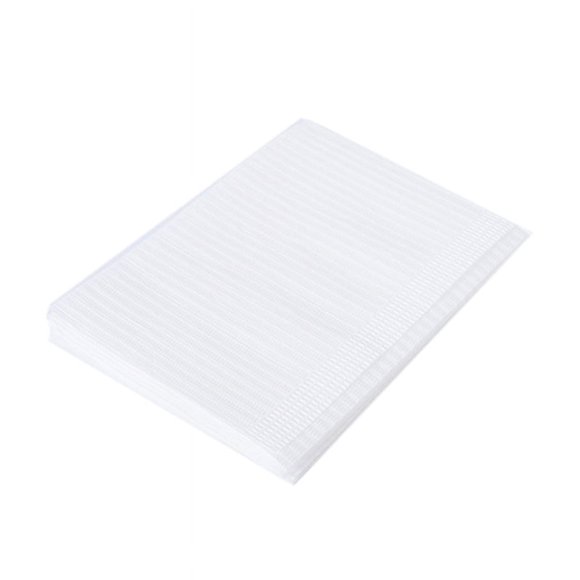 Mantel desechable de 125 piezas, sencillo, práctico, impermeable, a prueba de fugas, para salón de uñas y pestañas, color blanco