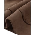 thumbnail image 5 of INSPIRE CHIC Faux Suede Jacket for Women's Point Collar Long Sleeves Zipper Jacket with Pockets XS Coffee, 5 of 6