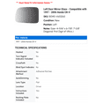 thumbnail image 2 of Left Door Mirror Glass - Compatible with 1997 - 2006 Honda CR-V 1998 1999 2000 2001 2002 2003 2004 2005, 2 of 2