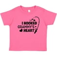 thumbnail image 3 of Inktastic I Hooked Grammy's Heart with Fishing Rod Boys or Girls Baby T-Shirt, 3 of 5