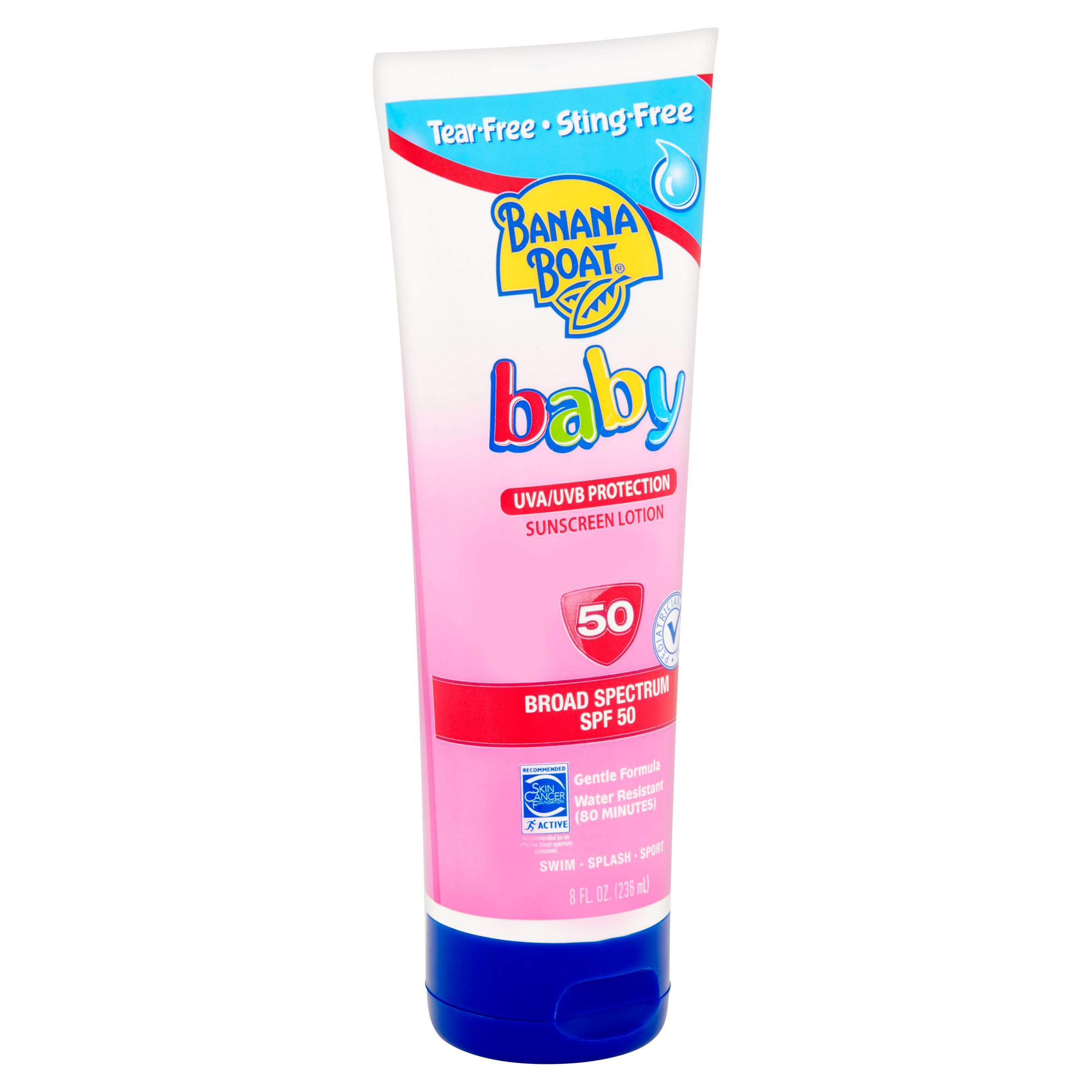 Banana Boat Baby Tear-Free Sting-Free Sunscreen Broad Spectrum Lotion SPF 50, 8 Oz - image 2 of 5