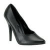5 Inch Sexy High Heel Shoe Womens Dress Shoes Classic Pump Shoes Black
