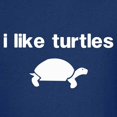 thumbnail image 3 of CafePress - I Like Turtles T Shirt - Dark T-Shirt Kids XS-XL, 3 of 4