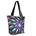 thumbnail image 2 of Fotbe Colored Abstract Pattern Beach Tote,Shoulder Handbag,Spacious Tote Bag,Lightweight Travel Bag,Versatile Shopping Bag, 2 of 9