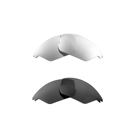 Walleva Polarized Titanium   Black Replacement Lenses For Smith Optics Approach Sunglasses