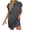 #106 Dark Gray Dress, variant on Staron Clearance Summer Dresses for Women 2025 Ruffle Sleeve Striped Dresses Party Beach Flowy Tunic Crew Neck A-Line Midi Dress Sky Blue L