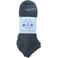 thumbnail image 2 of SOCKS'NBULK 24 Pairs of Low Cut Ankle Socks for Big Kids, Boys Girls, Bulk Pack Sock Size 6-8, 2 of 3