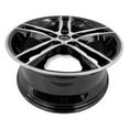 thumbnail image 3 of Wheel Rim for 2015-2018 ford Focus 18x8 in Machined Black Aluminum Rim Direct Fit, 3 of 7