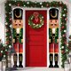 thumbnail image 4 of Pancarta navideña para puerta de Papá Noel, decoraciones navideñas para el hogar, adorno navideño 2024, regalo de Navidad, Año Nuevo 2025, 4 of 5