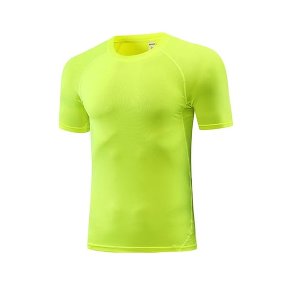 Boy Tops Compression Shirt Athletic Performance Top Wicking Breathable Fit For Kids Youth Sports Training Green 26/(9-11 Years)