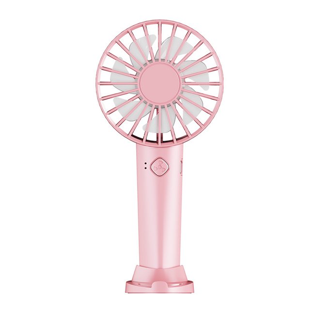 Ventilador de mano silencioso recargable por USB, ventilador portátil, ventilador eléctrico de refrigeración para mujeres y hombres