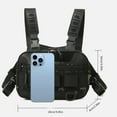 thumbnail image 5 of SIEYIO Waterproofs Fishing Chest Bag Light weights Chest Rig Pouches Running Backpacks, 5 of 18