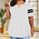 thumbnail image 1 of mfyjkho Tops Elegantes Para Mujer, Blusa Holgada De Cuello En V Para Mujer, Informal, De Manga Corta, A La Moda Tops Para Hacer Ejercicio Xxxl, 1 of 6