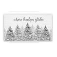 thumbnail image 6 of Northlight Flocked Christmas Tree "Where Treetops Glisten" Wall Art Decoration - 19.75", 6 of 6