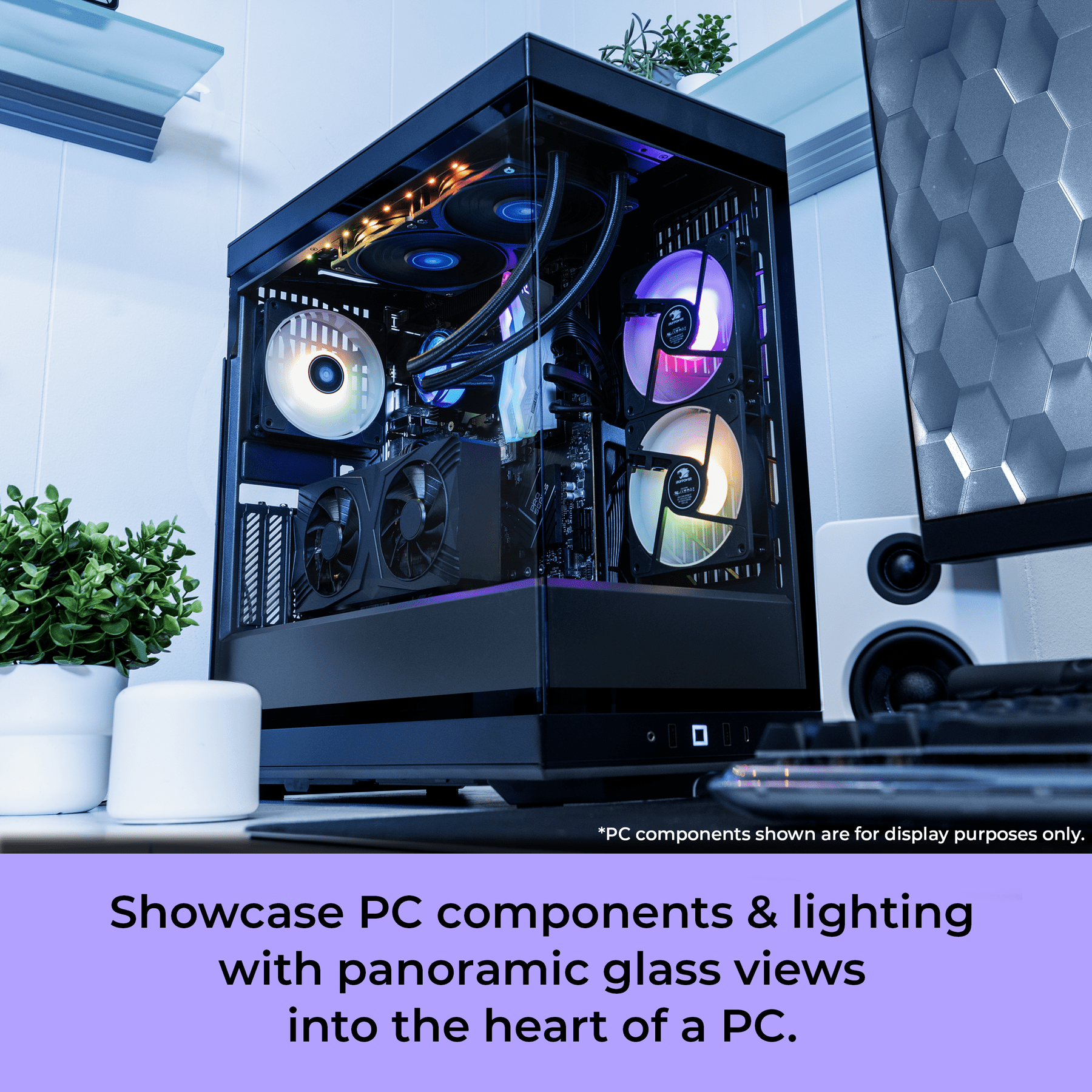 iBUYPOWER Y40 PRO Black Gaming PC Desktop Computer AMD Ryzen 7 7800X3D CPU, NVIDIA GeForce RTX 5070Ti 16GB GPU, 32GB DDR5 RGB RAM, 2TB NVMe SSD, Windows 11 Home, Keyboard, Mouse - Black Y40BA7N57T01