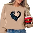 thumbnail image 1 of Wyzesi Ensembles de Chandails en Molleton de Maternité pour Femmes Motif Mignon Col Rond Manches Longues Chandail à Capuchon pour Femmes Pull de Noël Décontracté Chandails en Molleton Ensembles pour Femmes Chandails en Molleton Noirs Femmes Plus, 1 of 3