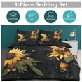 thumbnail image 5 of Oil Painting of Sunflowers Bedding Set with Zipper Closure for Girls & Boys, 5 of 6