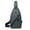 Gray, variant on IFNWSV Men's Outdoor Chest Bag with USB Sling Bag Sports Crossbody Bag Business Backpack