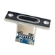 thumbnail image 3 of 20 Conectores USB 3.1 Tipo C de 2 Pines Hembra para Carga de Datos, Base de Carga Eléctrica Pequeña con Placa de Fijación., 3 of 6