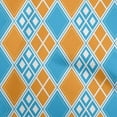 thumbnail image 1 of oneOone Cotton Poplin Orange Fabric Check Sewing Craft Projects Fabric Prints By Yard 56 Inch Wide, 1 of 4