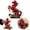 A, variant on Homesteed Year of the Horse 2026 Chinese New Year Decorations Fire Horse Figurine Animal Sculpture Desktop Ornament for Home Office Decor