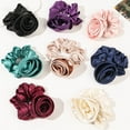 thumbnail image 1 of YAOBAMM Large Intestine Hair Tie Rose Flower Decor Large Elastic Hair Rope Women Horsetail Holder Hair Accessories, 1 of 7