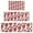 Red Strawberry Plants, variant on Red Strawberry Plants Fruit White Pattern Kitchen Rugs Sets Of 3,Kitchen Runner Rugs Non Skid Washable,Decorative Kitchen Floor Mats for Kitchen,Sink,Laundry,17"x30"  17"x47"   17"x59"