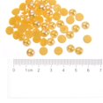 thumbnail image 4 of REGALWOVEN 300Pcs Perlas Planas de Espalda 8mm ABS Plástico Media Cúpula Perlas Imitación para Manualidades Color Amarillo Dorado, 4 of 5
