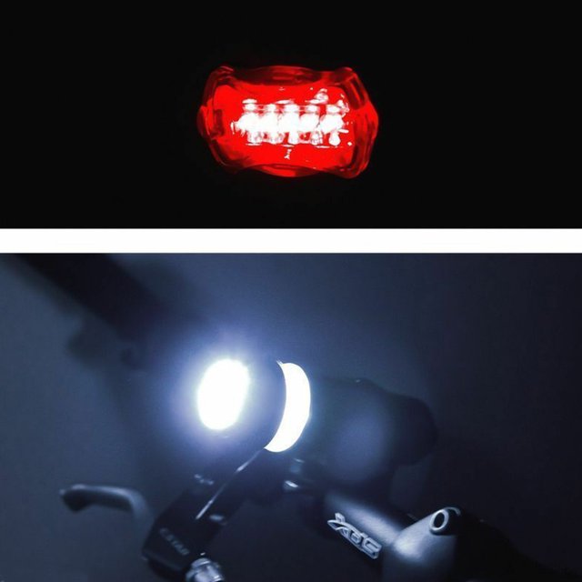 Bike Front Rear Light Set bike taillight bike flashlight LED Headlight Flashlight Taillight Set Night Cycling Bicycle Lamp Kit