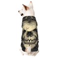 thumbnail image 1 of Fotbe Gothic Winged Skull Sudadera con Estampado para Perros Pequeños – Suéter con Capucha para Mascotas, Tela Suave de Forro Polar con Bolsillo-X-Small, 1 of 7